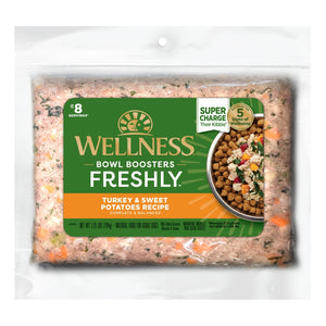 Wellness Bowl Boosters Freshly Turkey & Sweet Potatoes Frozen Dog Food