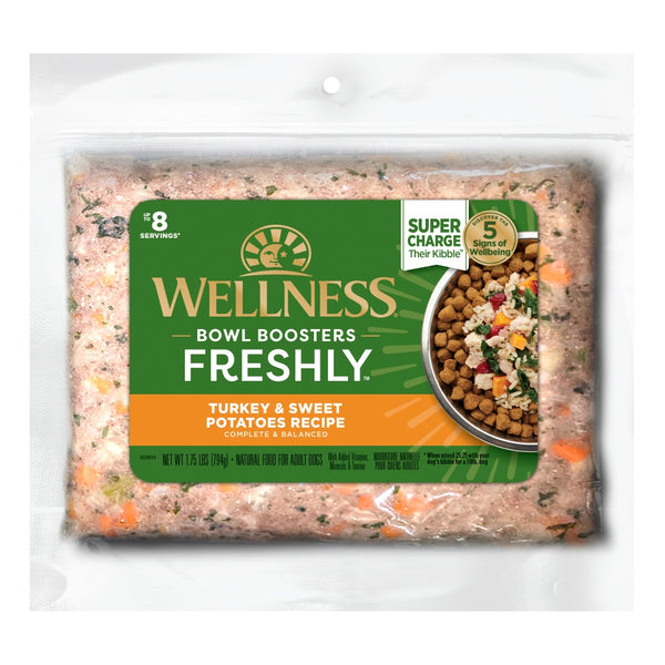 Wellness Bowl Boosters Freshly Turkey & Sweet Potatoes Frozen Dog Food