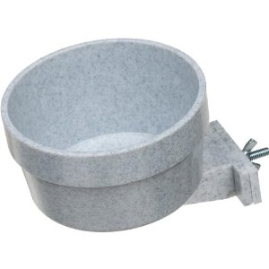 Lixit Bol pour petits animaux Quick-Lock Crock, Granit, 10 oz