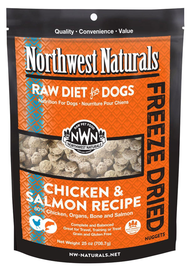 Northwest Naturals Raw Diet Chicken & Salmon Nuggets Freeze-Dried Dog Food