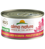 Almo Nature HQS Natural Chicken & Liver in Broth Grain-Free Wet Cat Food Can