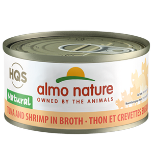 Almo Nature HQS Natural Tuna & Shrimp in Broth Adult Grain-Free Wet Cat Food
