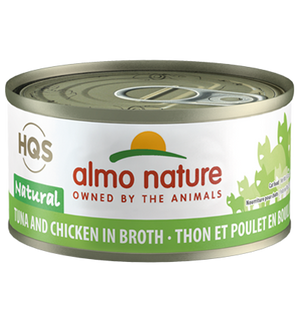 Almo Nature HQS Natural Tuna & Chicken in Broth Adult Grain-Free Wet Cat Food