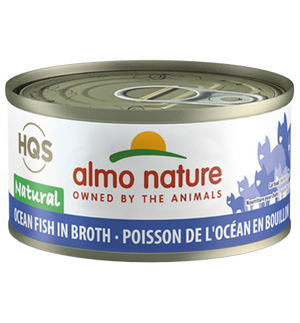 Almo Nature HQS Natural Ocean Fish in Broth Adult Grain-Free Wet Cat Food