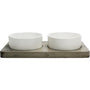 BeOneBreed Ceramic & Concrete Duo Dog Bowl