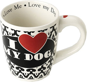 PetRageous Designs "I Love My Dog" Jumbo Coffee Mug, 28-oz