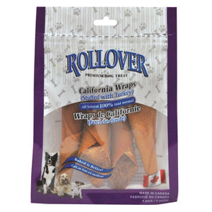 Rollover Premium Turkey Stuffed California Wraps Dog Treats