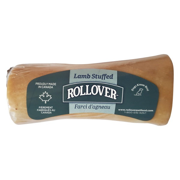 Rollover Premium Lamb Stuffed Beef Bone Dog Treats