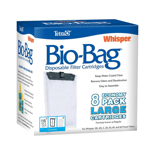 Tetra Whisper Bio-Bag Disposable Filter Cartridges, Large