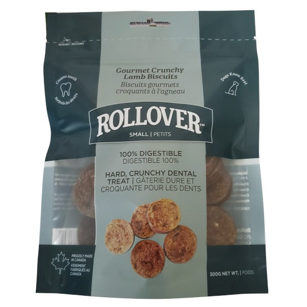 Rollover Premium Gourmet Crunchy Lamb Biscuits Dog Treats, Small