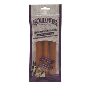 Rollover Premium Porkhide Rolls Dog Treats