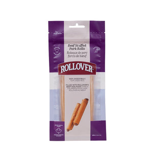 Rollover Premium Beef Stuffed Pork Rolls Dog Treats