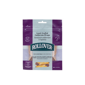 Rollover Premium Lamb Stuffed California Wraps Dog Treats, 4-pk