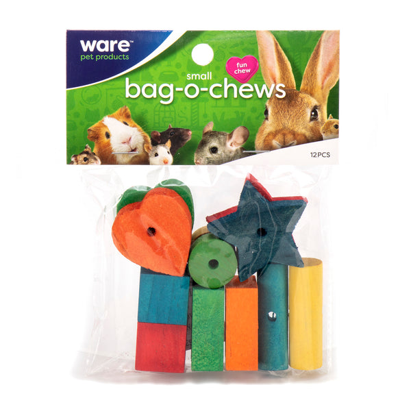 Ware Bag O Chews, Pine Chew Toys for Small Pets
