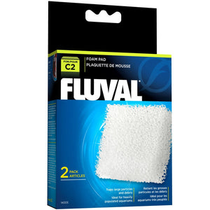 Fluval C2 Foam Pad Filter Media, 2 count