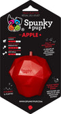 Spunky Pup Treat Holding Apple Dog Toy