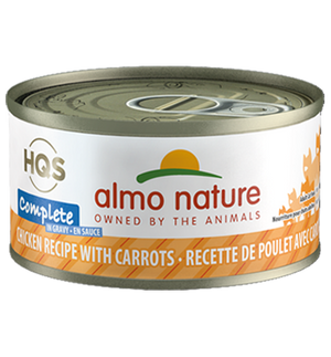 Almo Nature HQS Complete Chicken Recipe with Carrots in Gravy Grain-Free Wet Cat Food