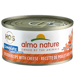 Almo Nature HQS Complete Chicken Recipe with Cheese in Gravy Grain-Free Wet Cat Food