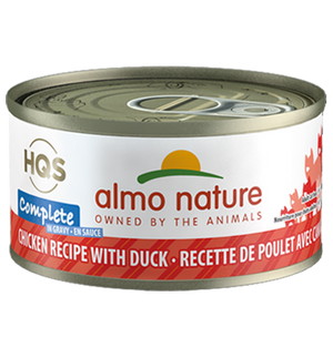 Almo Nature HQS Complete Chicken Recipe with Duck in Gravy Grain-Free Wet Cat Food
