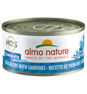 Almo Nature HQS Complete Tuna Recipe with Sardines in Gravy Grain-Free Wet Cat Food