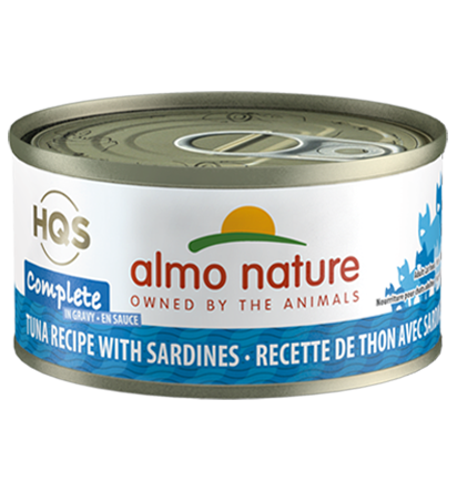 Almo Nature HQS Complete Tuna Recipe with Sardines in Gravy Grain-Free Wet Cat Food