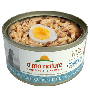 Almo Nature HQS Complete Tuna Recipe with Quail Eggs in Gravy Grain-Free Wet Cat Food