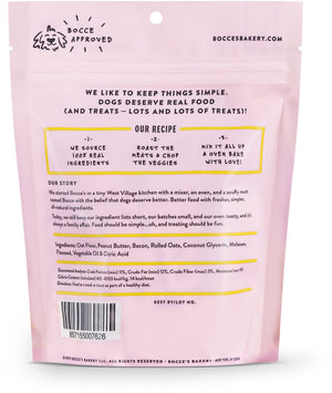 Bocce's Bakery Friandises molles et moelleuses pour chiens au beurre de cacahuète et bacon Everyday Bac N' Nutty, 6 oz