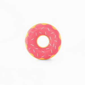 ZippyPaws ZippyTuff Donutz Dog Toy, Strawberry