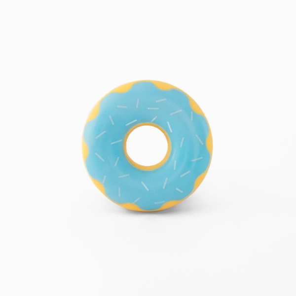 ZippyPaws ZippyTuff Donutz Dog Toy, Blueberry