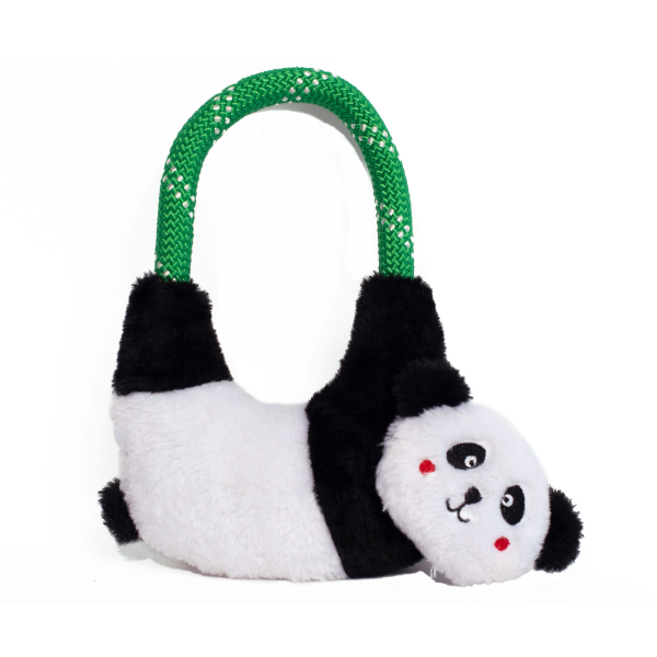 ZippyPaws RopeHangerz Tug Toy, Panda