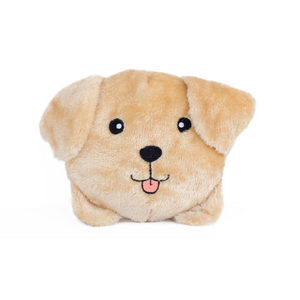 ZippyPaws Squeakie Buns Dog Toy, Yellow Labrador