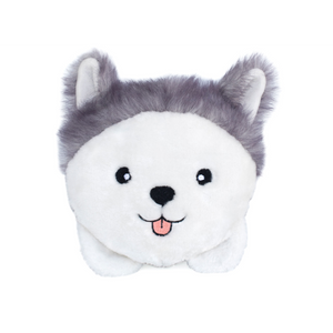 ZippyPaws Squeakie Buns Dog Toy, Husky