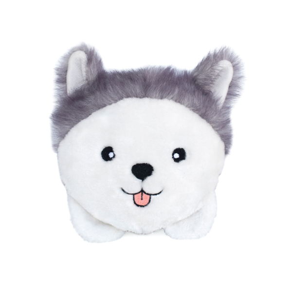 ZippyPaws Squeakie Buns Dog Toy, Husky