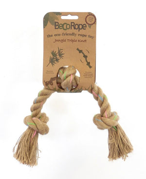 Beco Rope Jungle Triple Knot Dog Toy, Small