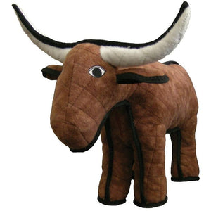 Tuffy Barnyard Bull Dog Toy