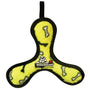 Tuffy Junior Bowmerang Dog Toy, Yellow Bones