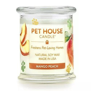 Pet House Year Round Candle, Mango Peach, 9-oz