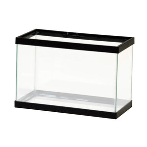 Aqueon Standard Glass Rectangle Aquarium with Black Frame