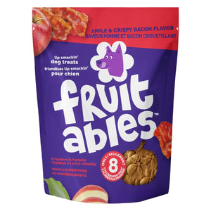 Fruitables Friandises croquantes pour chiens goût Bacon croustillant et Pomme, 7 oz