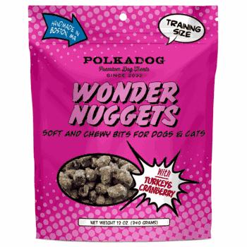 Polkadog Wonder Nuggets with Turkey & Cranberry Dog Treats, 12-oz