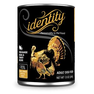 Identity Dog 95% Free-Range Quail & Turkey Recipe Wet Dog Food
