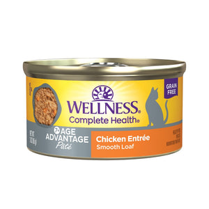 Wellness Complete Health Pâté Age Advantage Senior 7+ Poulet Nourriture humide pour chats en boîte