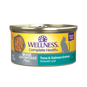 Wellness Complete Health Pâté Age Advantage Senior 7+ Thon & Saumon Nourriture humide pour chats en boîte