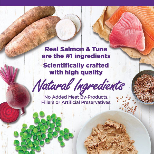 Wellness Complete Health Pâté Age Advantage Senior 7+ Thon & Saumon Nourriture humide pour chats en boîte