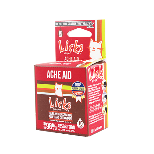 Licks Complément anti-douleur pour chat sans pilule