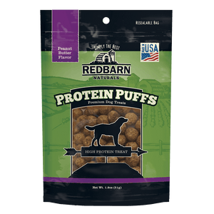 Redbarn Protein Puff Peanut Butter Dog Treat