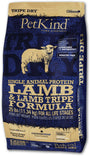 PetKind Single Animal Protein Lamb & Lamb Tripe Formula Dry Dog Food, 25-lb|11.3-Kg