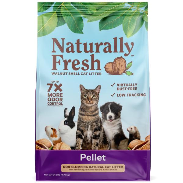 Naturally Fresh Litière pour chat en granulés à base de noix