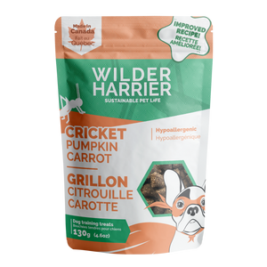 Wilder Harrier Cricket Pumpkin Carrot Hypo Training Dog Treats, 130-gm