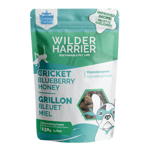 Wilder Harrier Cricket Blueberry Honey Hypo Training Dog Treats, 130-gm